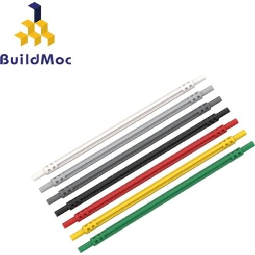 BuildMOC 32201 1x14 flexible shaft ldd 32201 For Building Blocks Parts DIY Construction Classic Brand gif
