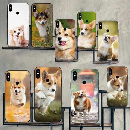 Corgi cute dog animal Phone Case For Xiaomi Redmi note 7 8 9 t k30 max3 9 s 10 pro lite Luxury brand shell funda coque