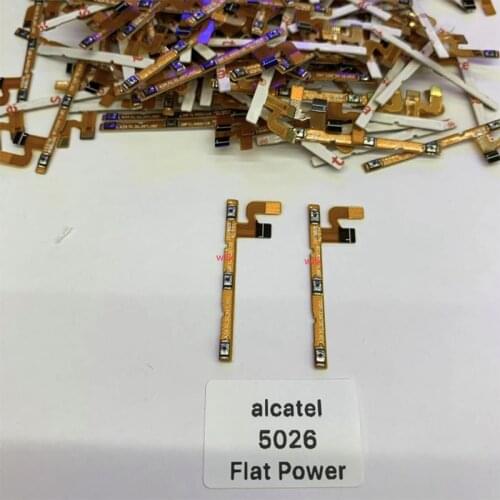 For Alcatel 3C OT5026 5026 5026A 5026D Power Volume Button Flex Cable Side Key Switch ON OFF Control Button Repair Part