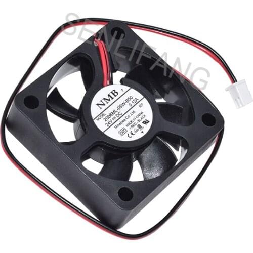 For NMB 2006ML-05W-B50 5CM 50*50*15 24V 0.12A 2 wire cooling fan