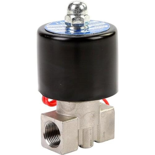 Solenoid valve 3/8 Stainless Steel Normally Closed Solenoid Valve 24V 12V 220V 110V