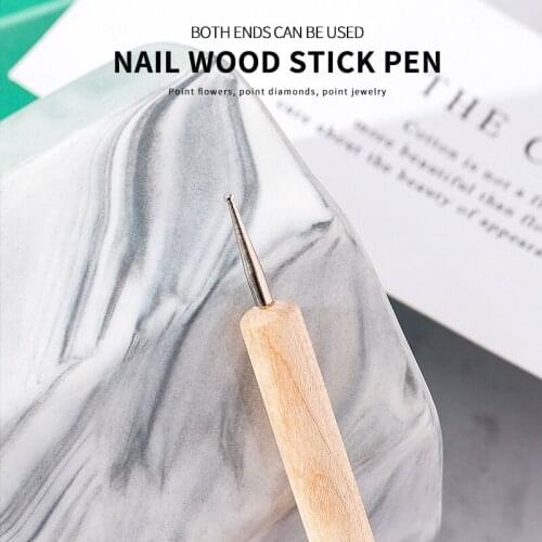 Gel Nail Pen Nail Point Drill Tool For Nail Art Spot Drill Suitable for Professional Salon or DIY Personal Use Nail Pencil