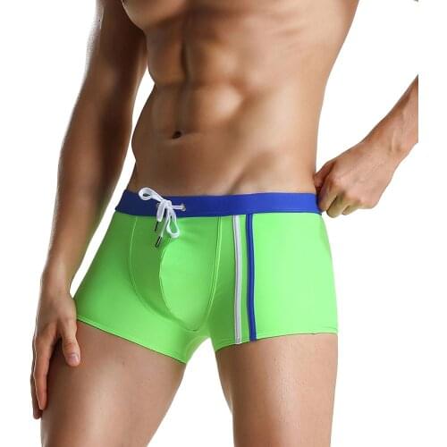 Hot Swimsuit Men Swimwear Sexy Swimming Trunks Summer Mens Swimming Shorts For Men Board Beach Surfing Maillot De Bain Homme