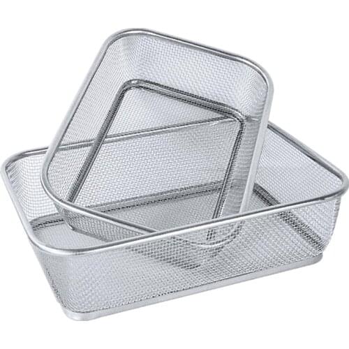 Stainless steel baskets of fruit basket macroporous net frame rectangle drop wash laden