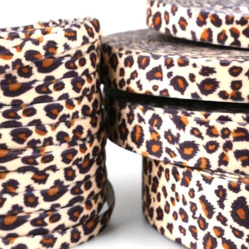 2yards Leopard craft ribbon 10 16 20 25 38MM for wedding party home decoration DIY craft sewing accessories gift package scrapbooking material
