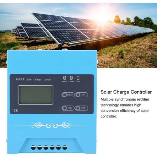 MPPT Solar Charge Controller 30A/20A/10A Blacklight LCD Solar Regulator Solar Panel Controller JN‑MPPT‑MINI