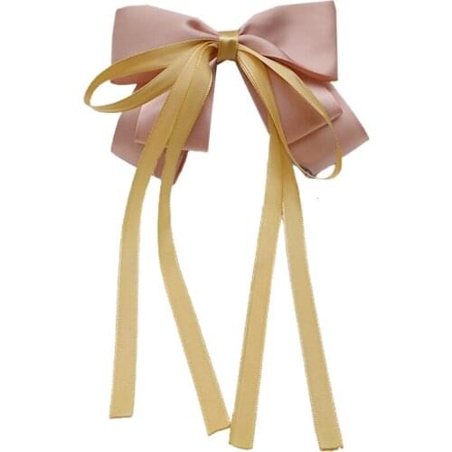 Soft Hair Bow Clip Lolita Party Girl French Barrette Style Women Hair Clips Wedding Prom Decoration Accessories