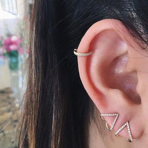 Anti allergy silver color earring heart shape unique new fashion women girl gift charming lovely heart stud jewelry