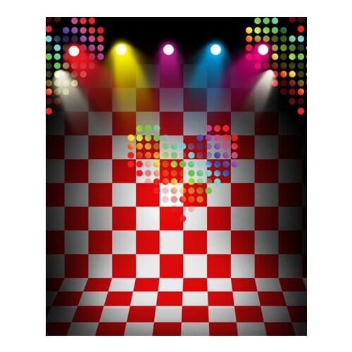 Neon light spot photography backdrops white and red wall photo studio background backdrop digital printed background for baby