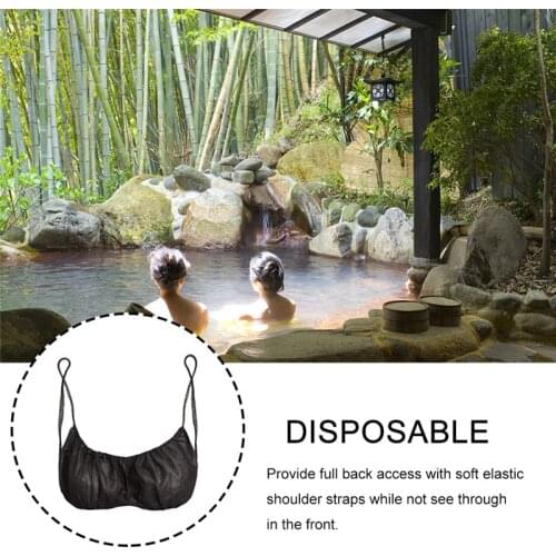 Disposable Bras Womens Spa Breathable Underwear Brassieres for Tanning Sauna Room Bathroom 50pcs Health99