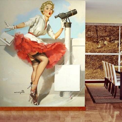 Marilyn Monroe Retro Wallpaper Custom European Style Movie Star Wall Mural For Bedding Room TV Sofa Backdrop Wall Paper For Wall