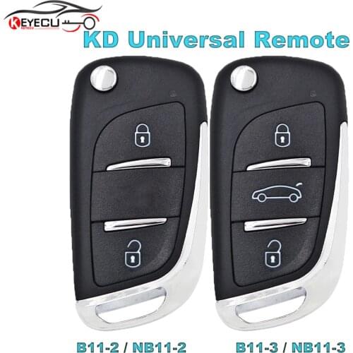 KEYECU 5PCS KEYDIY Universal KD Remotes B-Series for KD900 KD900+ URG200+ KD-X2 B11-2