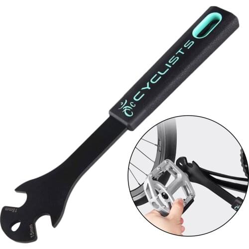 Bike Pedal Wrench Removal Alloy Steel 15mm Double Sided Bicycle Handle Pedals Spanner Remover Installation Cycling Pedals