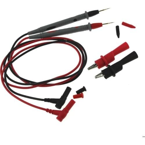 Alligator Clips Clamp Cable Digital Multimeter Test + 1000V 20A Test Lead