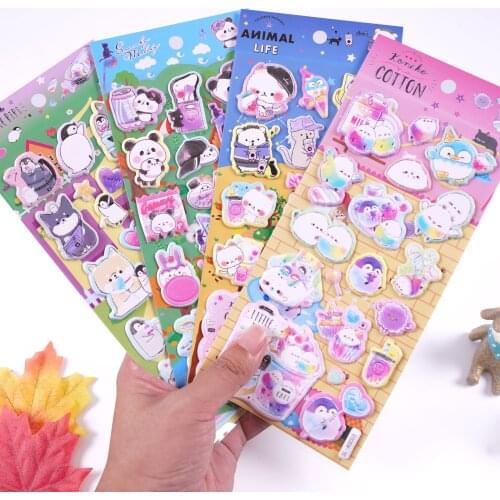 1set/lot Kawaii Stationery Stickers Animal dog Diary Planner Decorative Mobile Sticker Scrapbooking DIY Craft Sticker