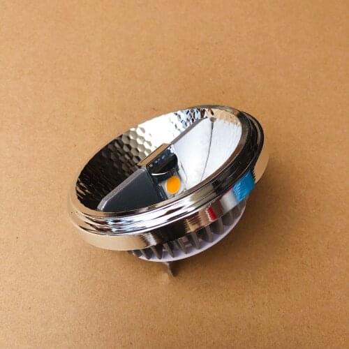 1PCS High Quality Super Bright AR111 15W COB LED Downlight AR111 QR111 G53 GU10 LED Bulb light Dimmable led lamp 110V/220V/DC12V