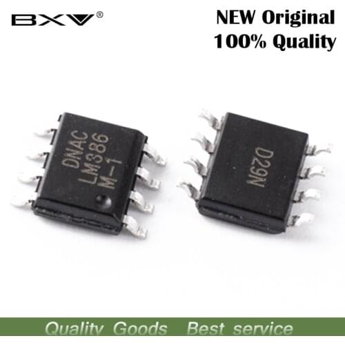 10PCS LM386M-1 SOP8 LM386M SOP LM386 SMD Low Voltage Audio Power Amplifier
