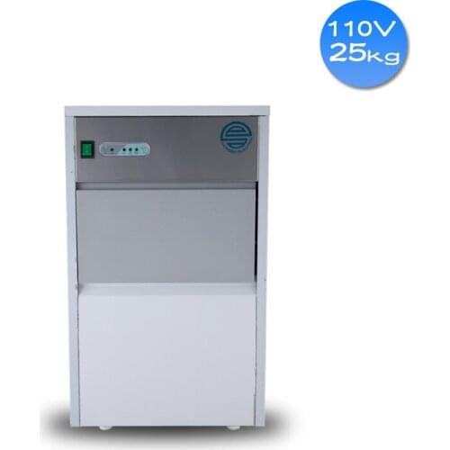 110V commercial ice maker 25KG custom edible ice cube machine hotel restaurant party ice cube supply homemade ice cube