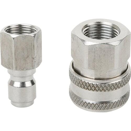 3/8inch Durable With Thread Cleaning Machine Quick Connect Water Pipe 5000 PSI Multifunction Home Pressure Washer Adapter Set