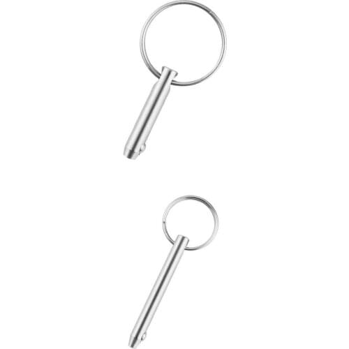 316 Stainless Steel Boat Top Deck Hinge Quick Release Pin 2 Sizes 6.3mm x 76mm & 4.8mm x 35mm