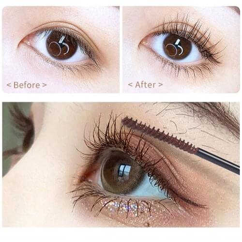 4D Ultra-fine Brush Mascara Eyelashes Long Thick Curling Lengthening Make Up Eyes Curling Waterproof Eyelash Extension