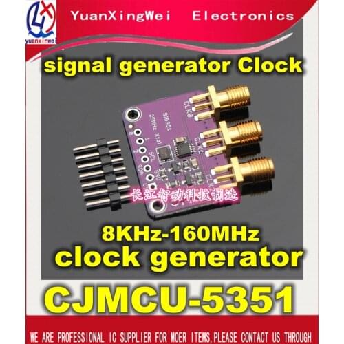 Free shipping 1pcs/lot CJMCU-5351 Si5351A Si5351 clock generator, signal generator Clock, 8KHz-160MHz