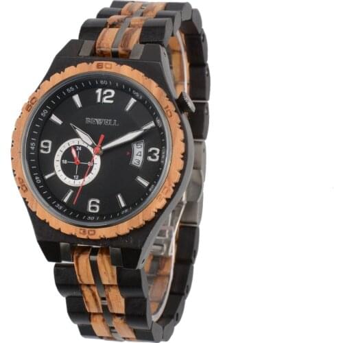 BEWELL Mens Stainless Steel Watch