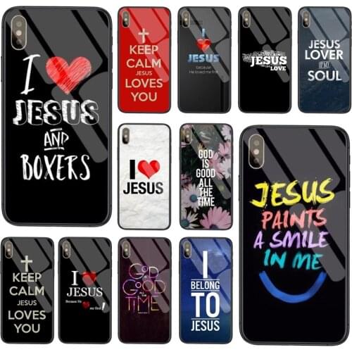 For Samsung Galaxy A72 A725F A71 A70 4G 5G A50 A40 A30 A20 A10S A02 I Love Jesus Christianity Bible Coque Accessories Phone