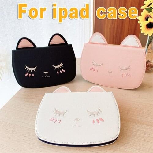 PU Leather Case for IPad 9.7 Air 234 Mini 45 Funda Cute Cat for Girl for IPad 10.2 10.9 7th Generation IPad Pro 11 Smart Cover