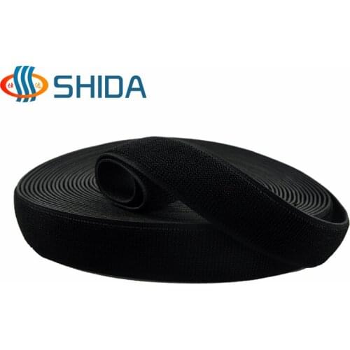 1.5 Inch 3.8 cm Width High Stretch Elastic Sewing Loop Nylon Cable Ties Straps Magic Fastener Tape for Handmade Accessories