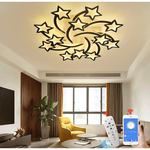 Modern LED ceiling lights with APP remote control living room bedroom home ceiling lamp lighting Free Shipping AC90-260V