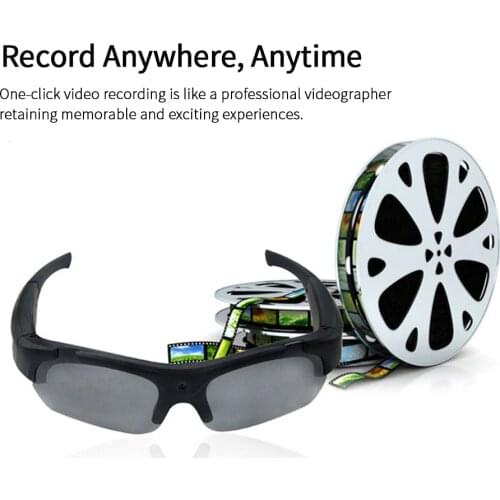 HD 1080P Mini Sun Glasses Eyewear Digital Video Recorder Glasses Camera Mini Camcorder Video Sunglasses DVR