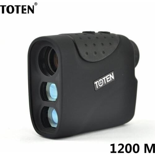 TOTEN 6x21C 1200m Distance Portable Laser Range Finder For Hunting/Golf Monocular Meter Rain Resistant Rangefinder Black
