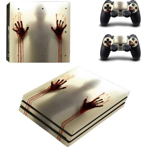 The Walking Dead PS4 Pro Skin Sticker Decal For PlayStation 4 PS4 Pro Console & Controller Skins Vinyl
