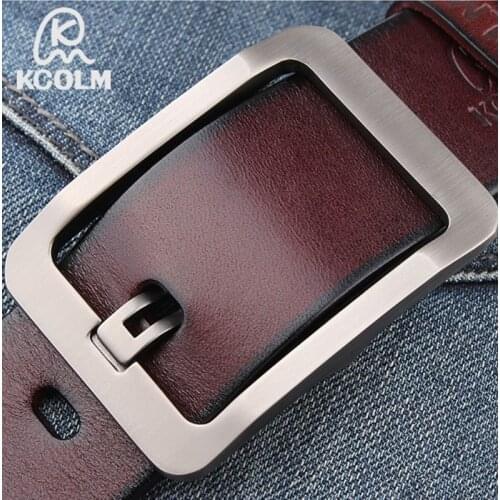 2017NEW designer 100%Cowhide Genuine Leather Belt for Men Male Jeans High Quality Casual 3.8cm wide cinturones para las mujeres