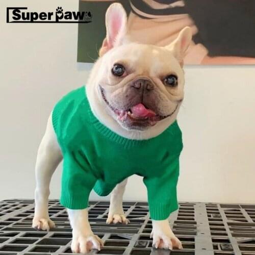 New Winter Warm Pet Dog Cardigan Sweater Clothes Jacket Coat for Small Medium Dogs Schnauzer Yorkie French Bulldog Pug EMC34