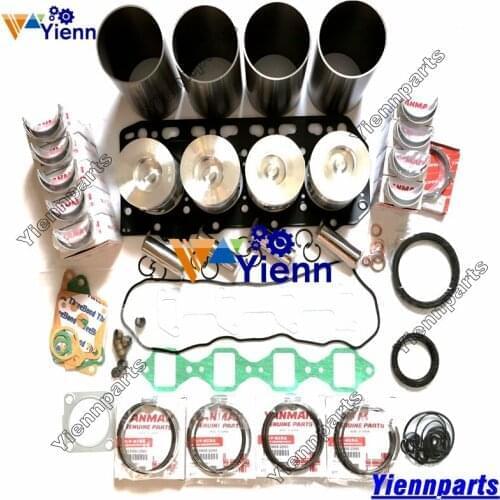 For VOLVO D2.2DCAE2E3 D2.2 Piston Ring Liner Gasket Set Main Bearing Connrod Bearing For HITACHI EC35 EC45 Crawler Excavator