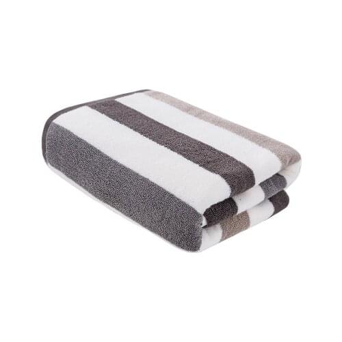 Super Absorbent Towel Bathroom 90*180Cm Large Terry Towels Stripe Cotton Bath Towels for Adults Couple Gifts Sheets Hotel Spa