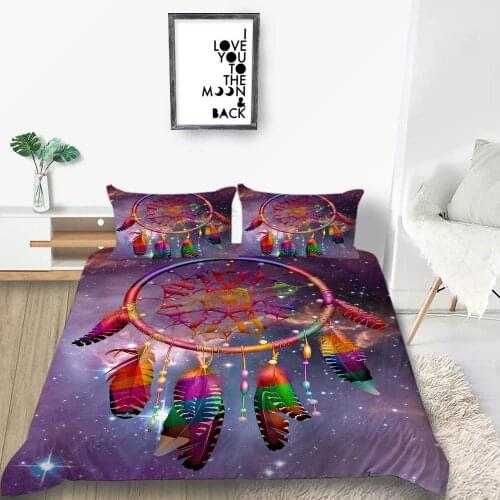 Luxury Bedding Sets queen size Boho Dream Catcher Duvet Cover Set with Pillowcase Full Twin Comforter Bohemian Bed Sets