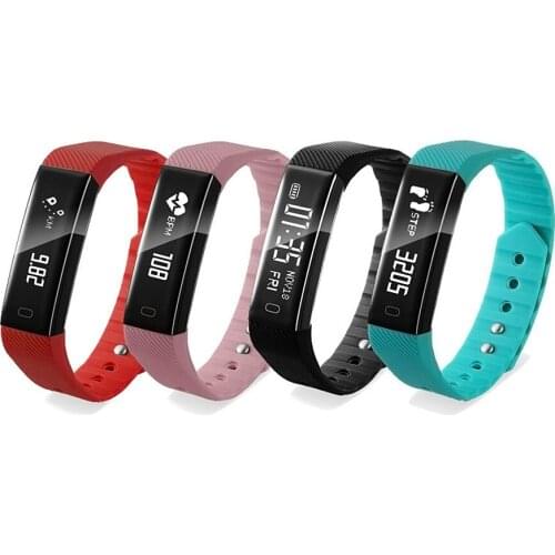 Smart watch ID115smart bracelet heart rate blood pressure exercise pedometer sleep call information smart bracelet watch