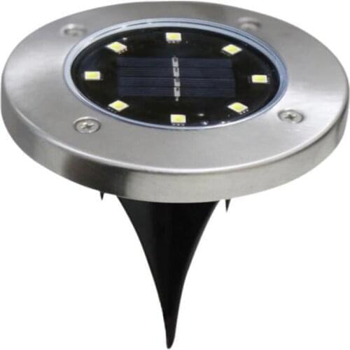 LED Solar Power Ground Lights Floor Decking Patio Outdoor Garden Lawn Path Lamp Home Garden Cocian Night Light Kitchen Cocina