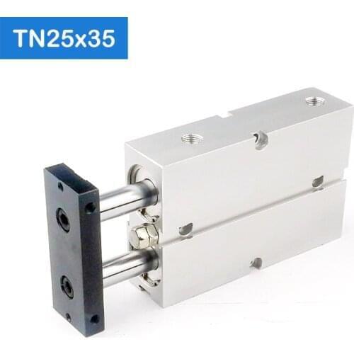 TN25*35-S Free shipping 25mm Bore 35mm Stroke Compact Air Cylinders TN25X35-S Dual Action Air Pneumatic Cylinder
