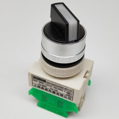 Rotary switch knob button 22mm 4 Screws terminals 2 way small size 3 position ON-OFF LAY7 LAY37 Y090-20X3