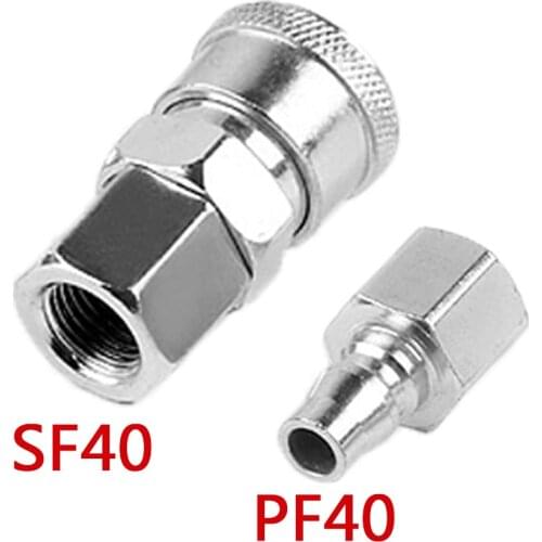 1PCS C type Quick connector 1/4" Female BSPT High pressure coupling SF PF 40 work on Air compressor Pneumatic fitting