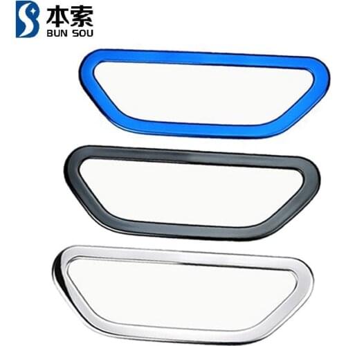 Car Rear Tail Door Bowl Trim Chrome cover sticker Fit for X TRAIL X-trail Xtrail Rogue T32 2014 to 2019 rear door bow 1pcs