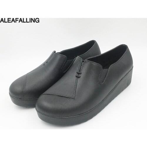 Женские ботильоны на танкетке Aleafalling China At AliExpress