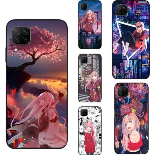 Zero Two Darling in the FranXX Anime For Huawei P20 P30 Pro P40 Lite P Smart Z 2021 Nova 5T Case For Honor 8X 9X 20 10X Lite