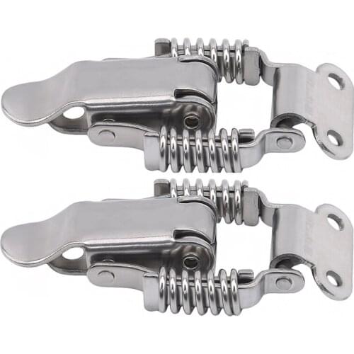 Cabinet Lock Box Hasp Case Iron Spring Latch Catch Toggle Locks For Drawer Gate Door High Quality Durable Furniture Hardware