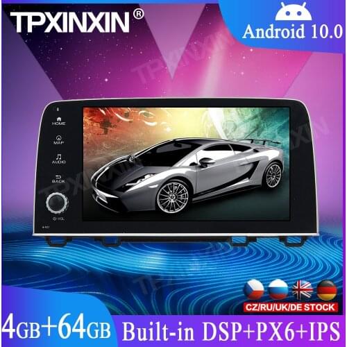 For Honda CRV 2017+ DSP PX6 Android 10 4G+64GB Octa Core Car DVD Player GPS Navigation Multimedia Player Tape Recorder Headunit