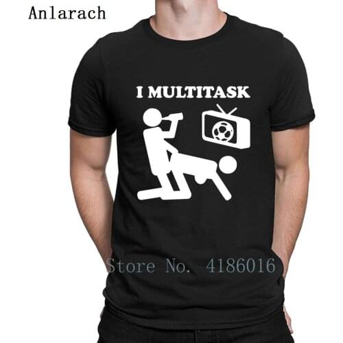 I Multitask Sport Sex Socker Football T Shirt Trend Summer Style Fitness New Style Custom Short Sleeve Gents S-4XL Shirt